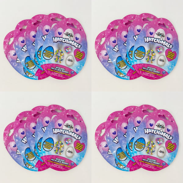 Hatchimals Mystery Necklace Dog Tags Stickers Lot 20 Blind Bags NEW SEALED