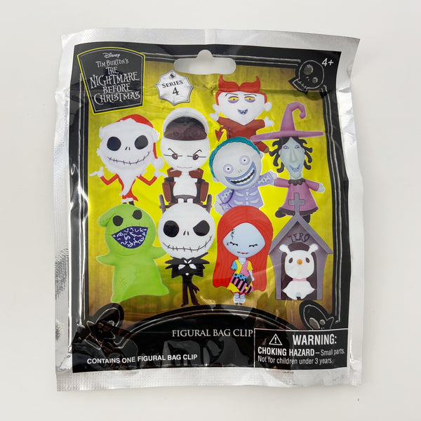 Nightmare Before Christmas Series 4 - 3D Figural Bag Clip : *YOU CHOOSE* New!